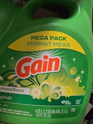 Gain Laundry Detergent Moonlight Breeze 154 fl oz — front of pack